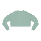 Chic Women's Cropped Sweatshirt with 'GYKI' Design - Trendy Casual Wear, Perfect for Gifts, Relaxed Vibe, Fashion Forward