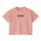 Minimalist Women's Boxy Tee, Casual Graphic T-Shirt, Trendy Summer Top, Relaxed Fit Essential, Stylish Everyday Tee