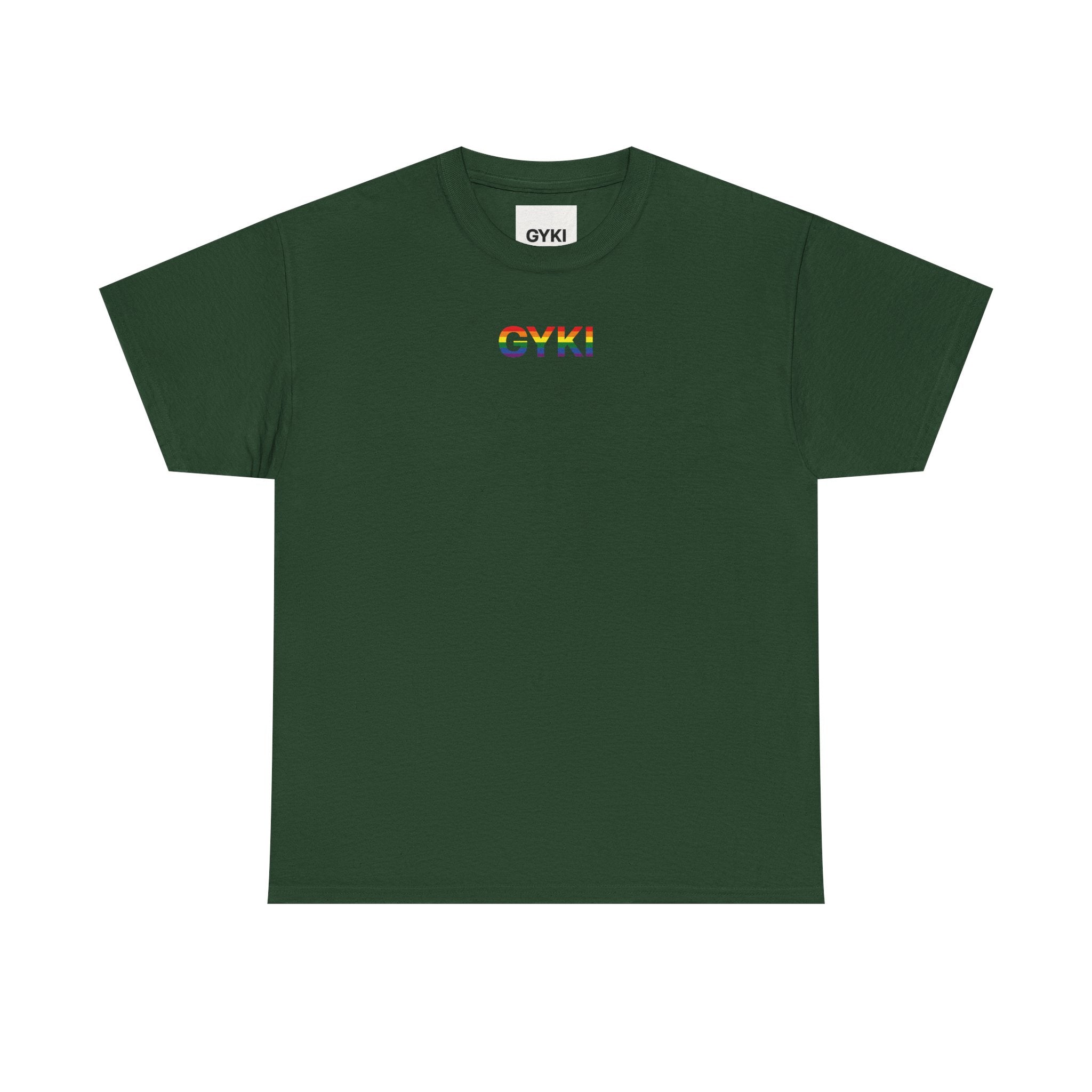 Unisex Heavy Cotton Tee with Love Embrace Design, LGBTQ Pride Shirt, Everyday Casual Wear, Gift for Friends, Inclusive Apparel