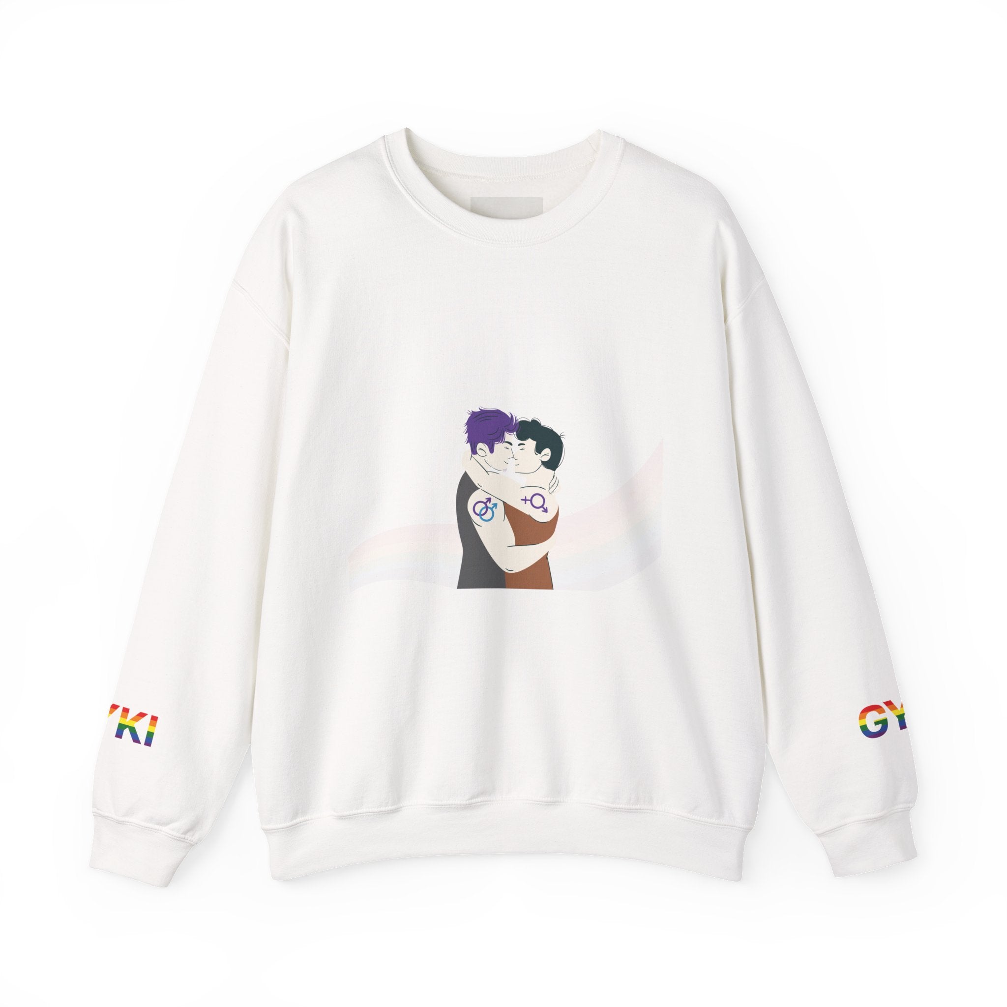 LGBTQ+ Love Crewneck Sweatshirt - Cozy Gift for Pride, Couples, Anniversaries, Valentines, Casual Wear