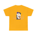 Unisex Heavy Cotton Tee with Love Embrace Design, LGBTQ Pride Shirt, Everyday Casual Wear, Gift for Friends, Inclusive Apparel