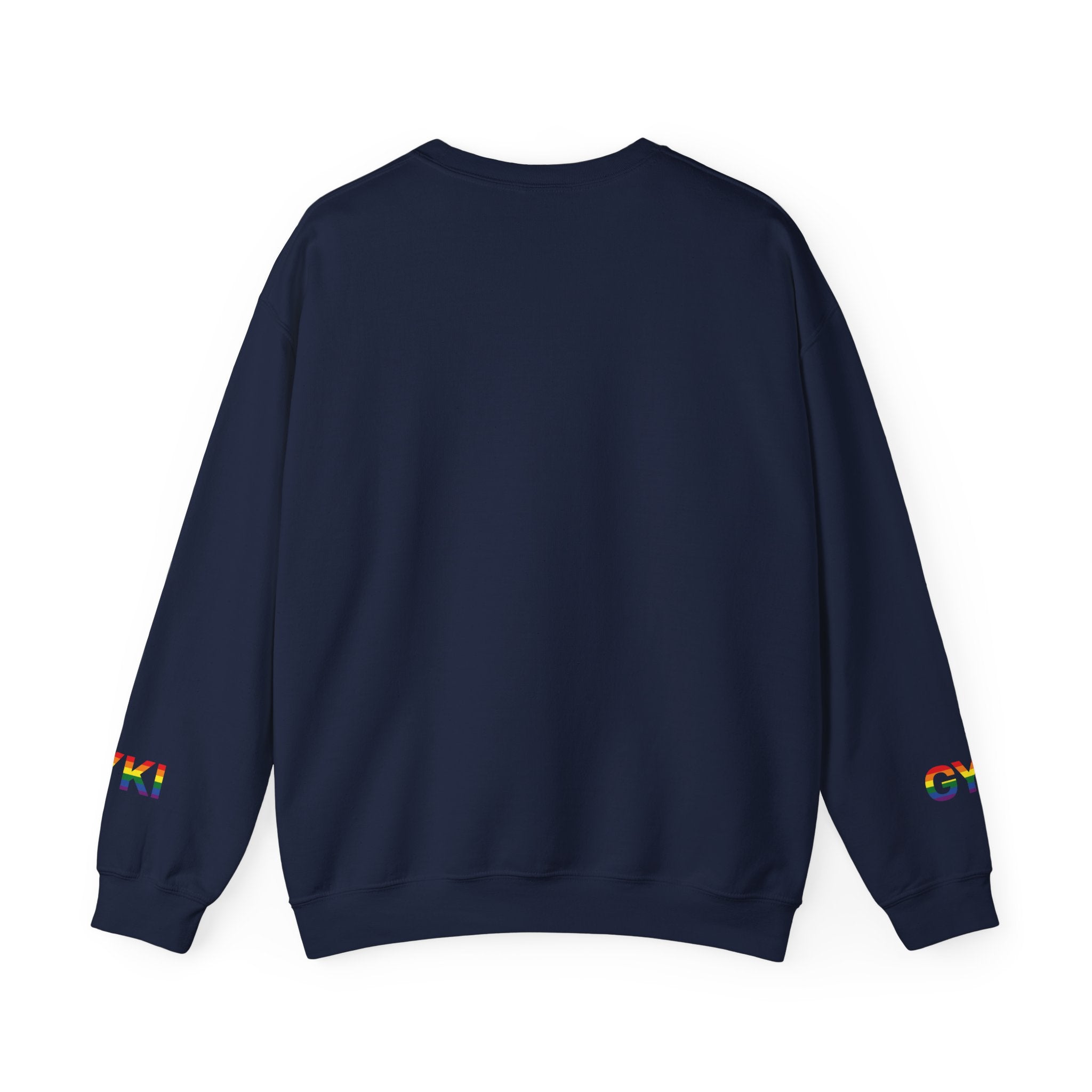 Pride-Themed Unisex Crewneck Sweatshirt, LGBTQ+ Gift, Rainbow Art Sweatshirt, Comfortable Casual Wear, Perfect for Pride Month