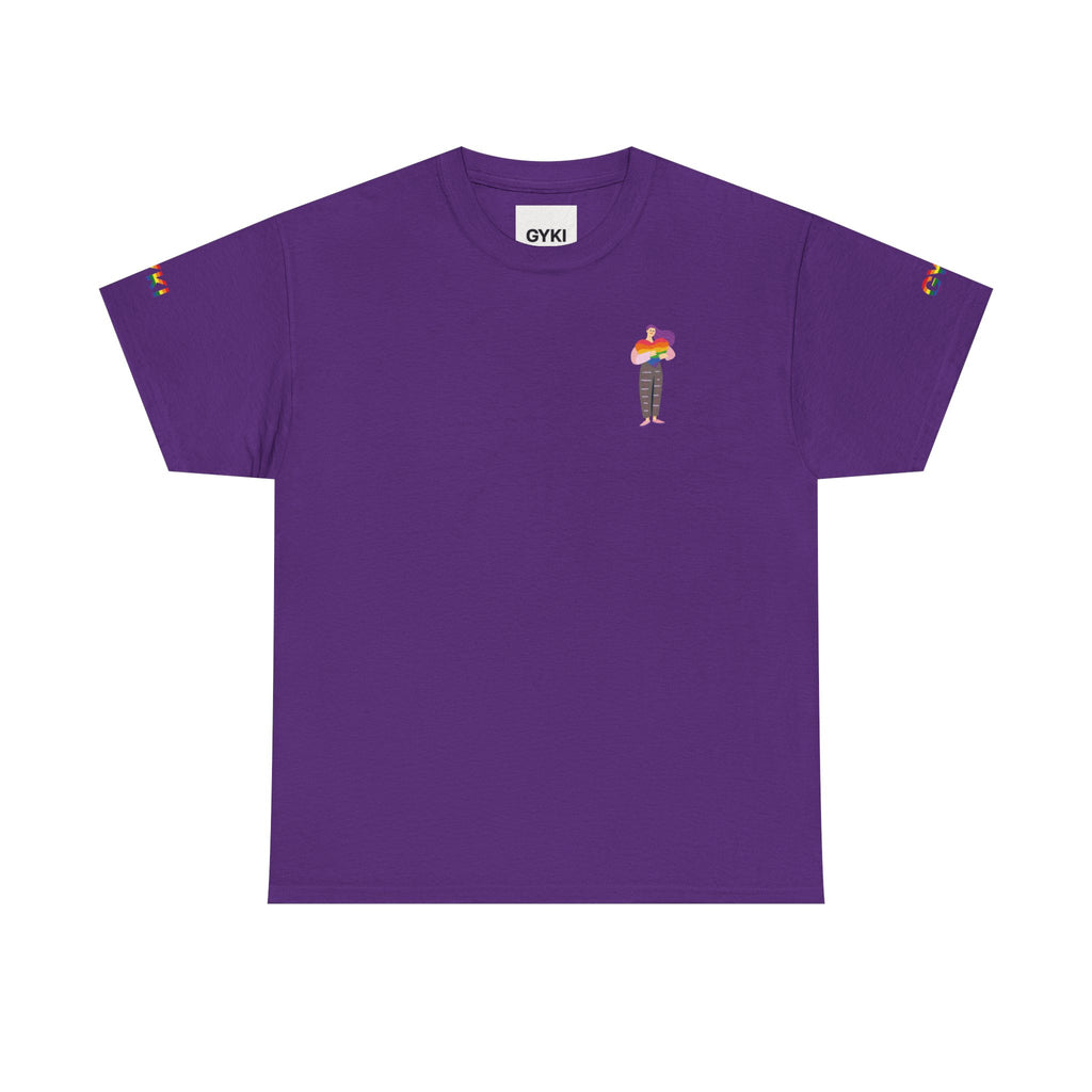 Colorful Unisex Heavy Cotton Tee, Streetwear T-Shirt, Graphic Tee, Casual Wear, Gift for Him/Her, Summer Fashion