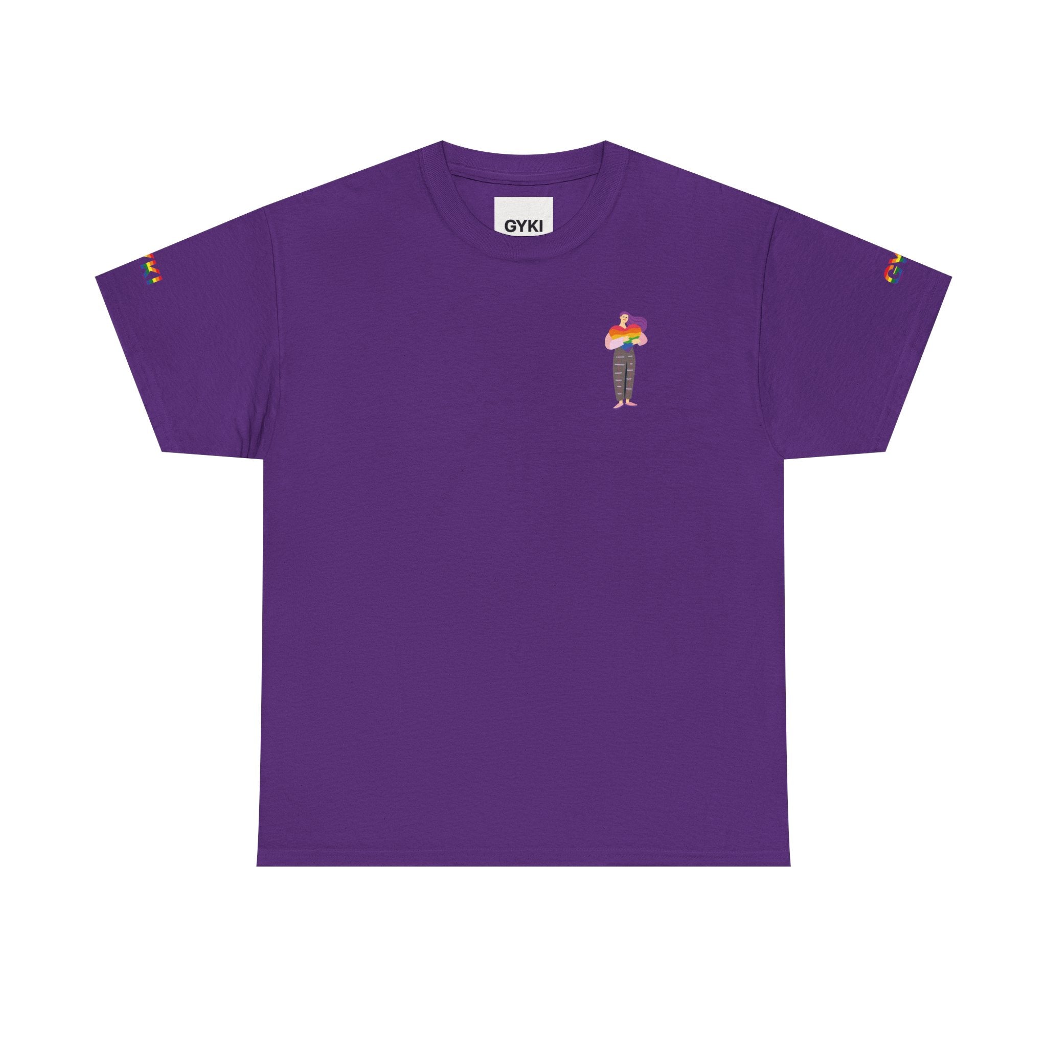 Colorful Unisex Heavy Cotton Tee, Streetwear T-Shirt, Graphic Tee, Casual Wear, Gift for Him/Her, Summer Fashion