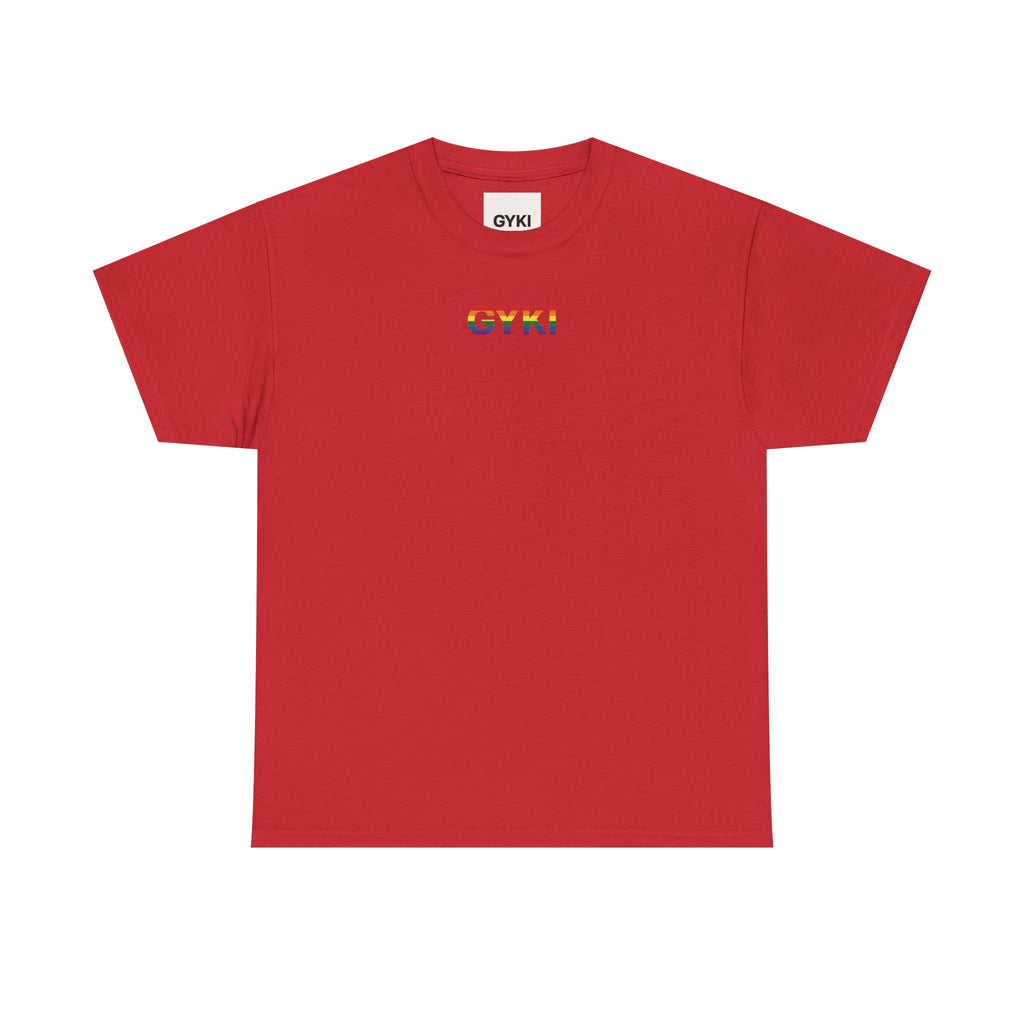 Pride Celebration Unisex Tee, LGBTQ+ T-Shirt, Rainbow Graphic Tee, Gift for Pride Month, Comfortable Cotton Top