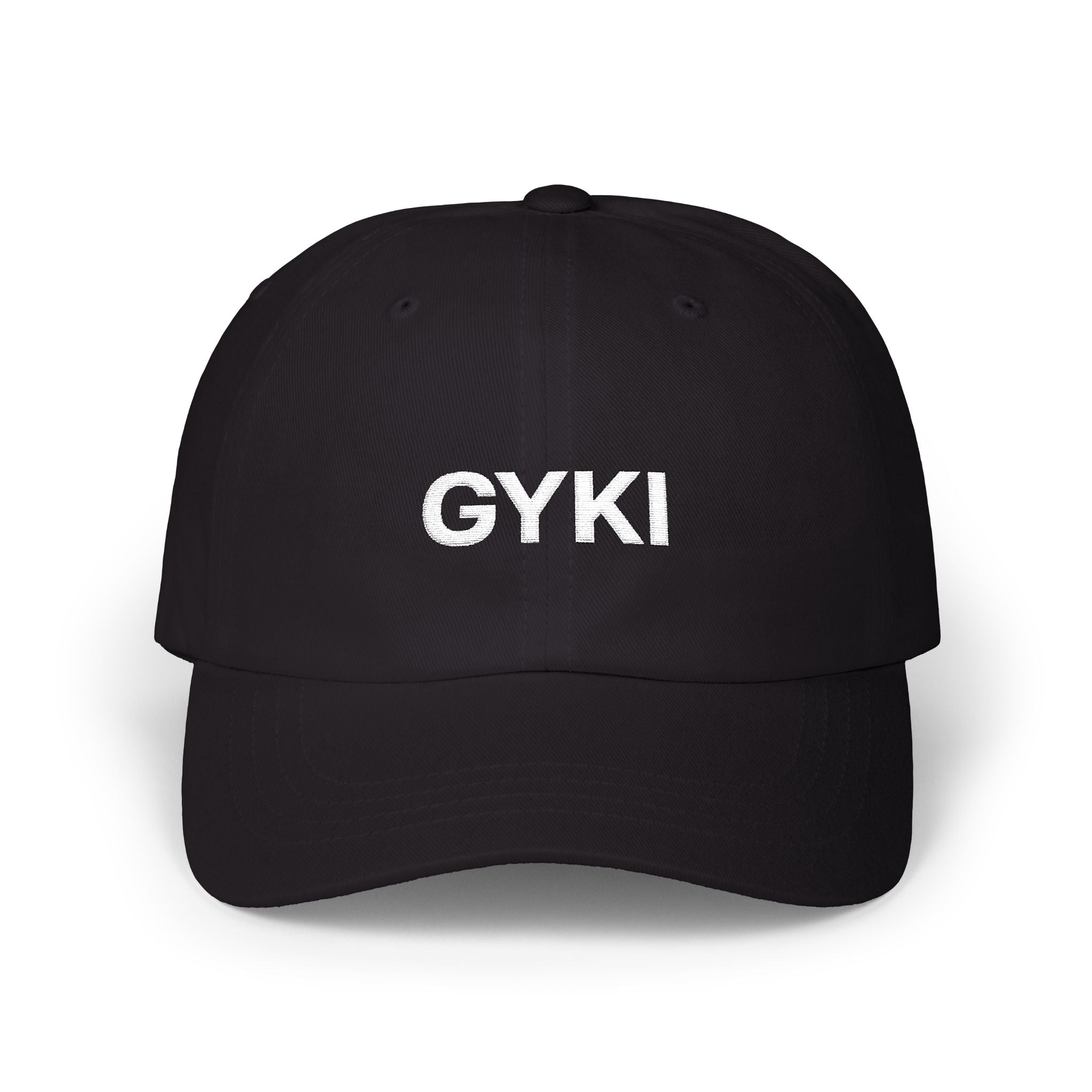 Classic Dad Cap with GYKI Design, Casual Cap for Everyday Use, Trendy Gift for Dads, Adjustable Sun Hat, Perfect for Outdoor Activities