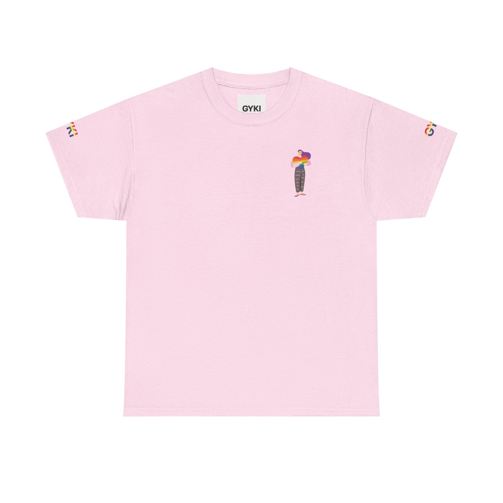 Colorful Unisex Heavy Cotton Tee, Streetwear T-Shirt, Graphic Tee, Casual Wear, Gift for Him/Her, Summer Fashion