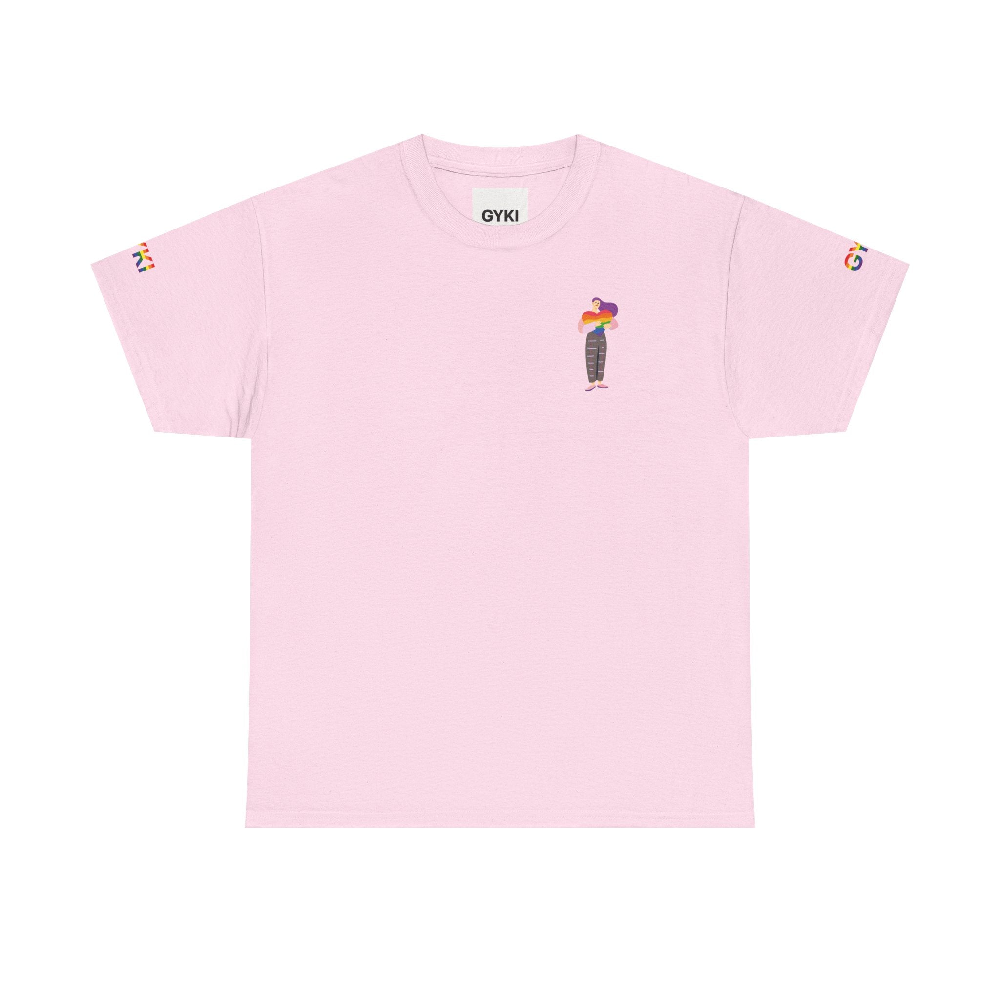 Colorful Unisex Heavy Cotton Tee, Streetwear T-Shirt, Graphic Tee, Casual Wear, Gift for Him/Her, Summer Fashion