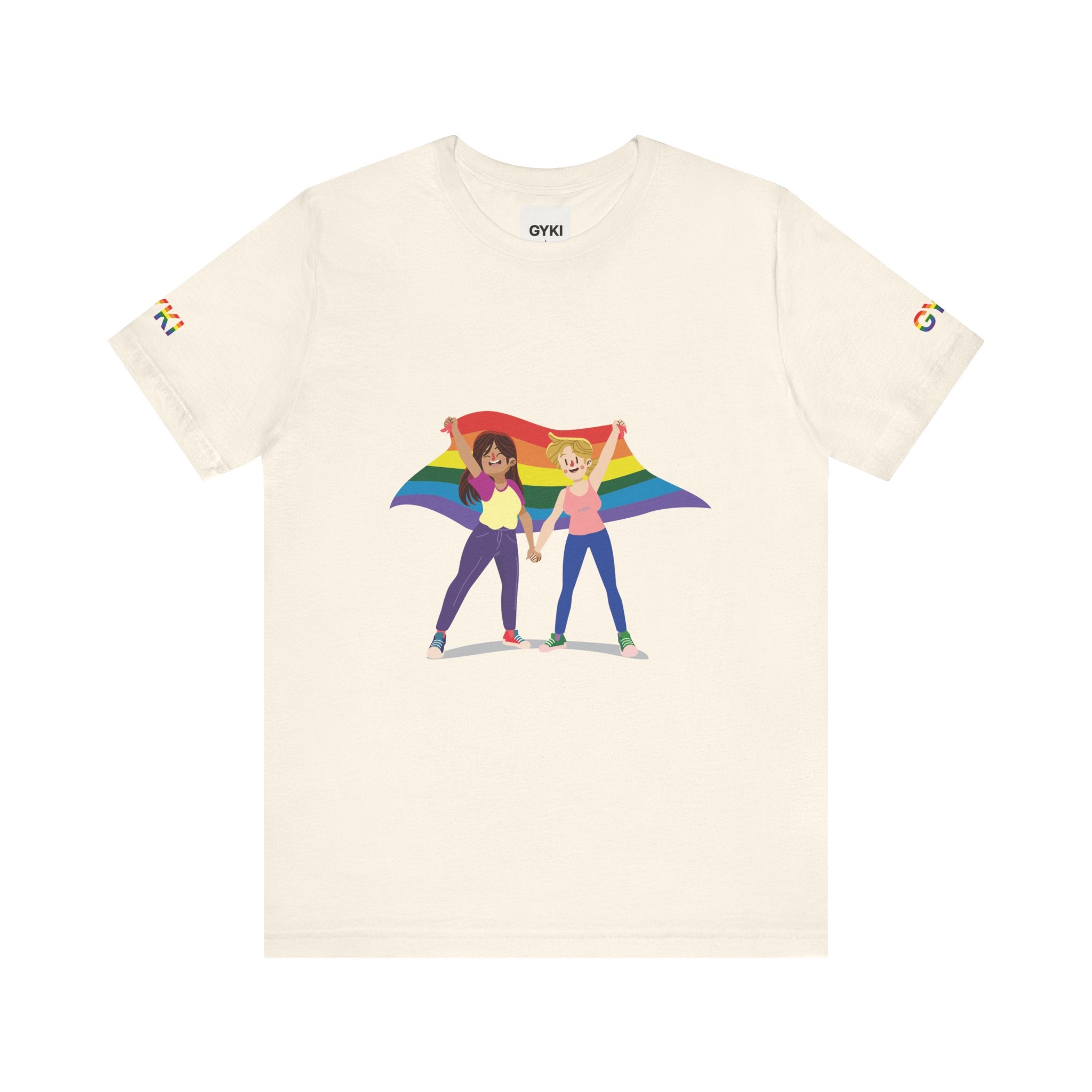 Pride Unity Tee: Rainbow Love, LGBTQ+ Shirt, Equality Apparel, Summer Festival Fashion, Unisex Graphic Tee