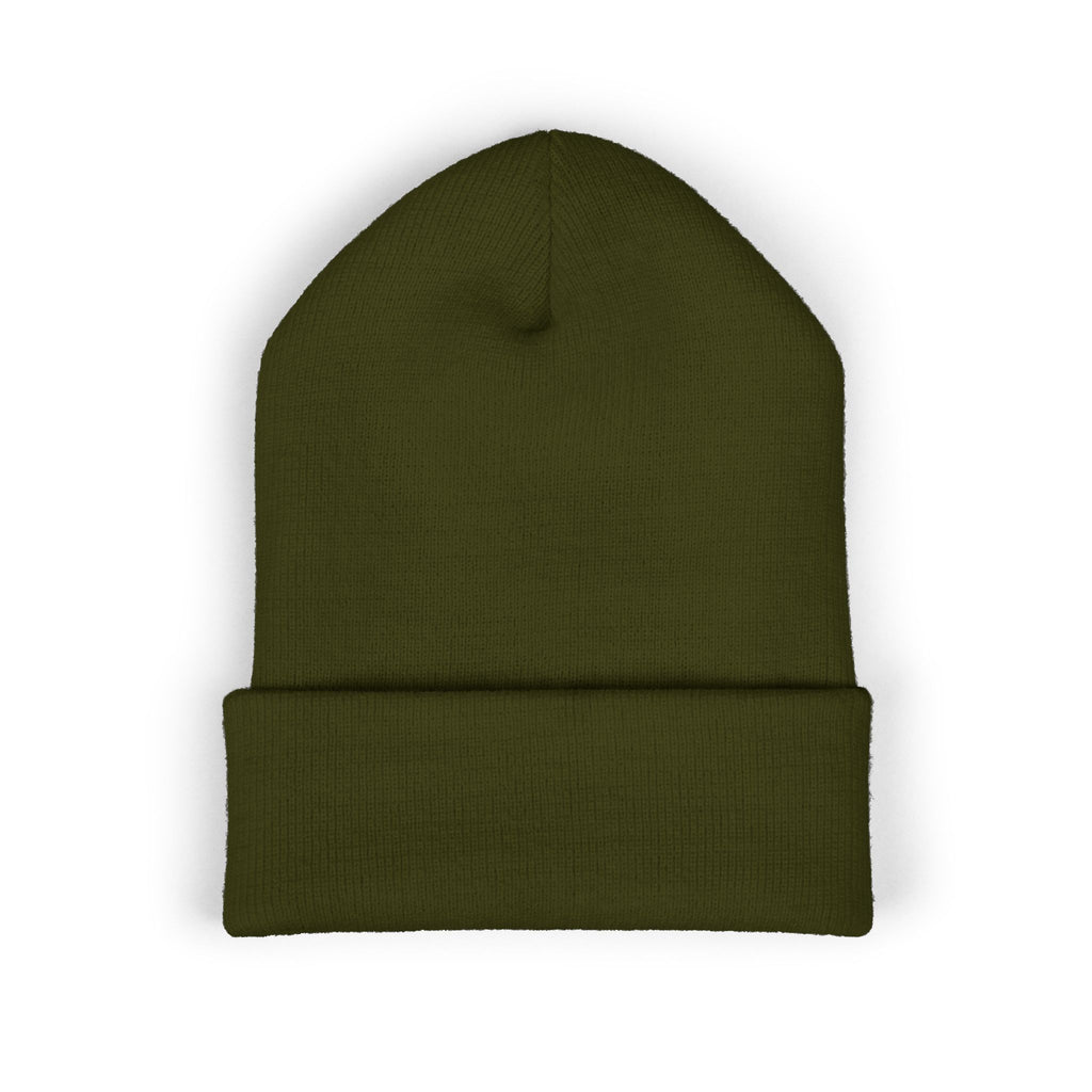 Classic Cuffed Beanie, Cozy Winter Hat, Custom Embroidered Hat, Gift for Him/Her, Trendy Knit Beanie, Fashionable Streetwear