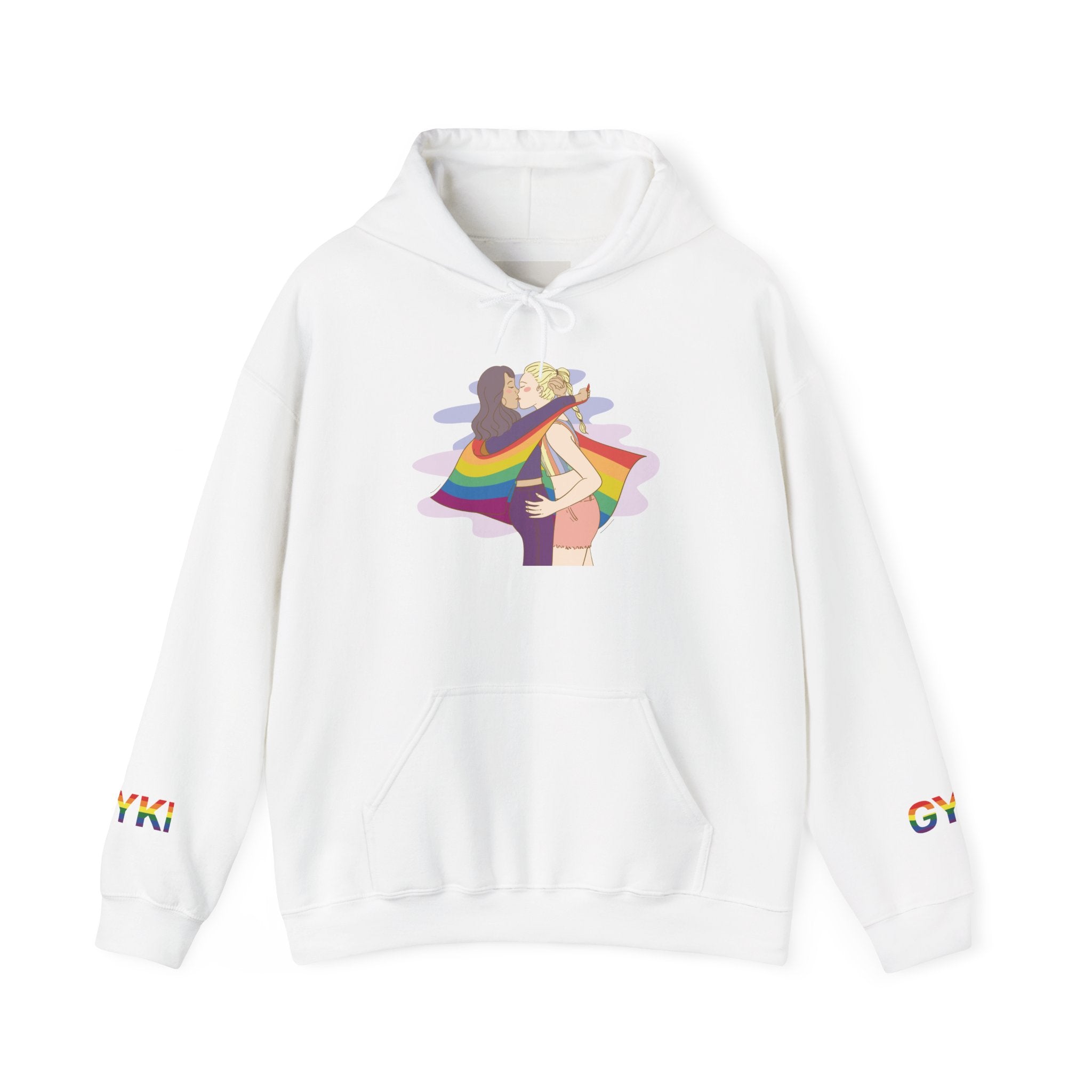 Pride Romance Hoodie | Cozy LGBTQ+ Sweatshirt, Love & Equality Apparel, Chill LGBTQ Gifts, Festival Outfits, Unisex Comfort