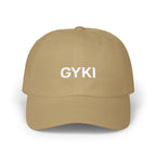 Classic Dad Cap with GYKI Design, Casual Cap for Everyday Use, Trendy Gift for Dads, Adjustable Sun Hat, Perfect for Outdoor Activities
