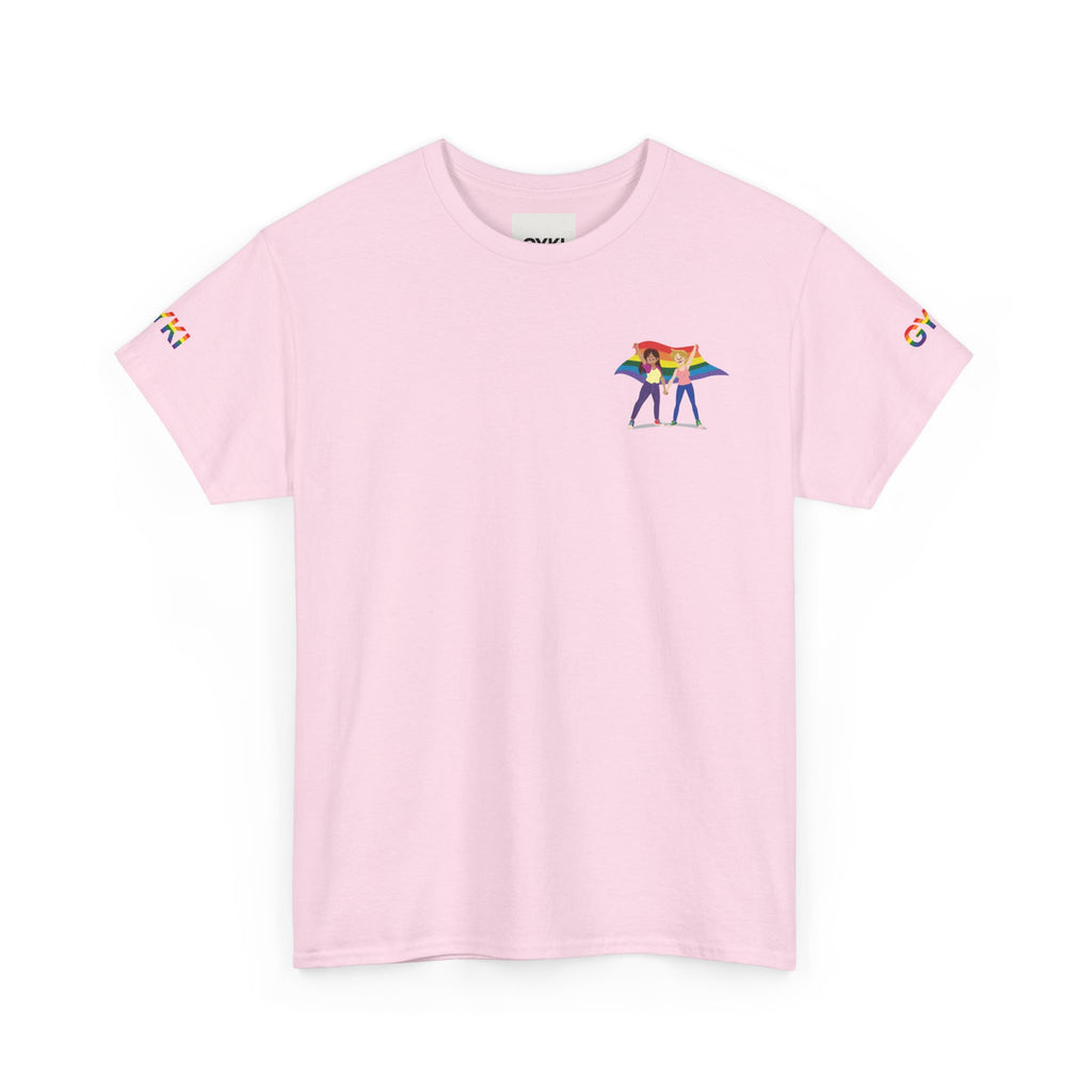 Artistic Unisex Heavy Cotton Tee, Casual Wear, Themed Gift, Comfortable Everyday Tee, Vibrant Design, Ideal for Festivals