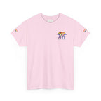 Artistic Unisex Heavy Cotton Tee, Casual Wear, Themed Gift, Comfortable Everyday Tee, Vibrant Design, Ideal for Festivals