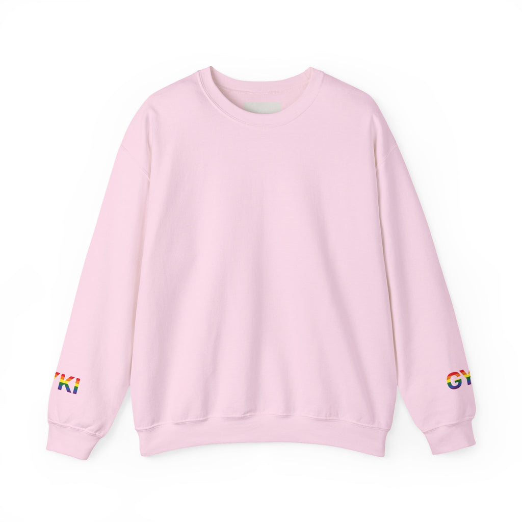 Pride Celebration Crewneck Sweatshirt, Unisex LGBT Sweatshirt, Rainbow Sweatshirt, LGBTQ+ Gift, Pride Apparel, Casual Chic Sweater