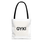 Stylish AOP Tote Bag with GYKI Design | Trendy Eco-Friendly Shopper | Perfect for Everyday Use, Gifts, Travel, and Events