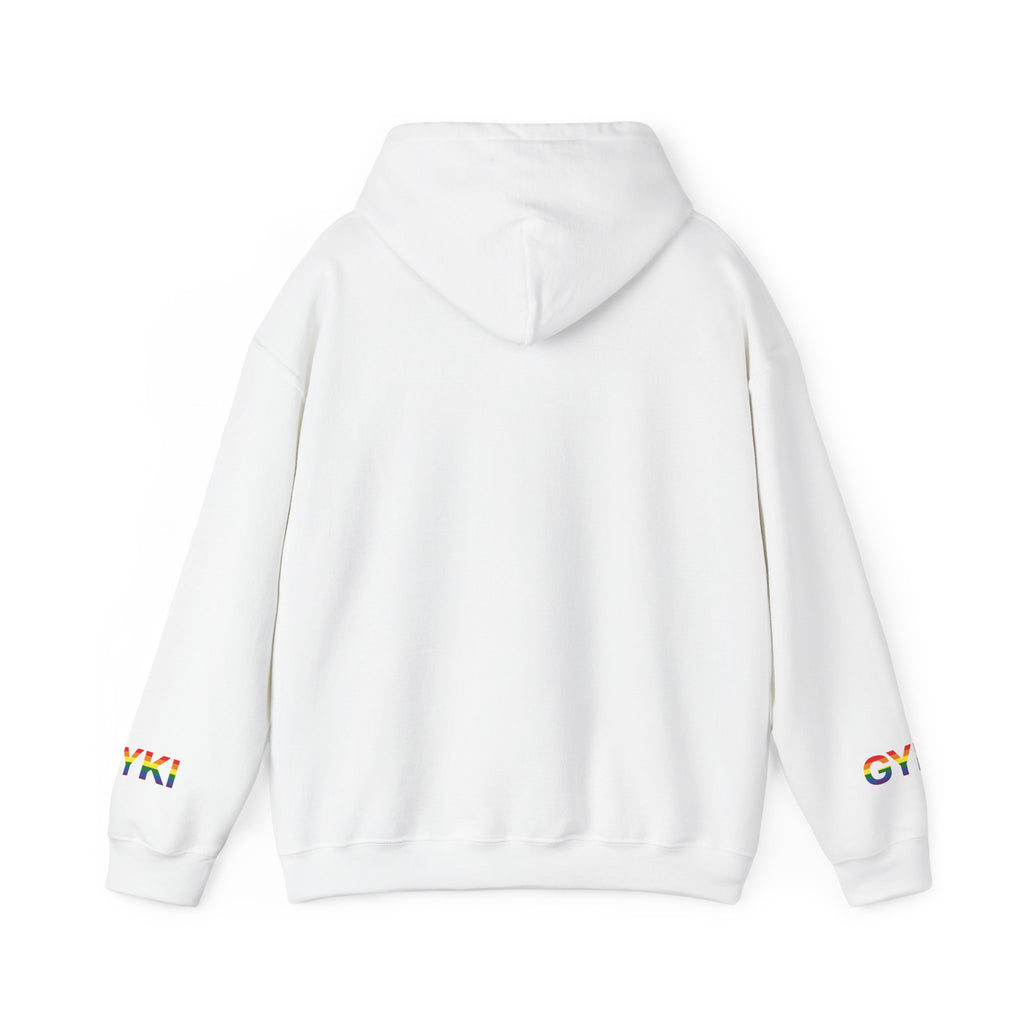 Pride Celebration Hoodie, Unisex Rainbow Sweatshirt for LGBTQ+, Comfortable Gift for Pride Month, Cozy Casual Wear, Fun Summer Apparel
