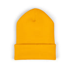Classic Cuffed Beanie, Cozy Winter Hat, Custom Embroidered Hat, Gift for Him/Her, Trendy Knit Beanie, Fashionable Streetwear