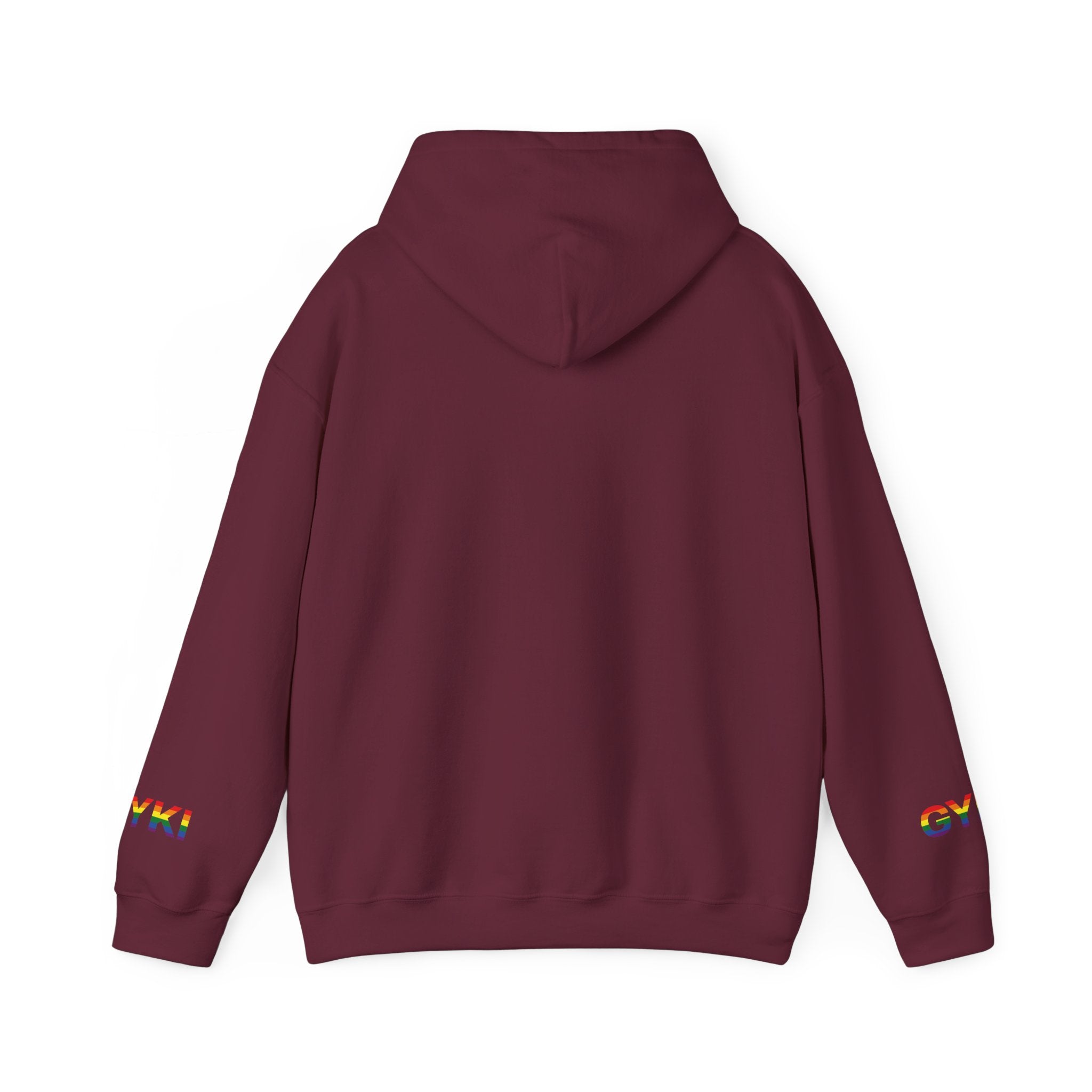Vibrant Unisex Hooded Sweatshirt - Cozy LGBTQ+ Pride Hoodie, Comfortable Casual Wear, Colorful Everyday Style, Gift for Him/Her