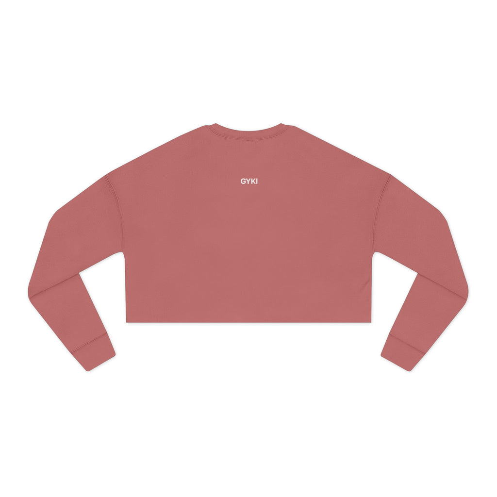 Cropped Sweatshirt with 'GYKI' - Trendy Women's Fashion, Casual Wear, Gift for Her, Spring Style, Relaxed Fit