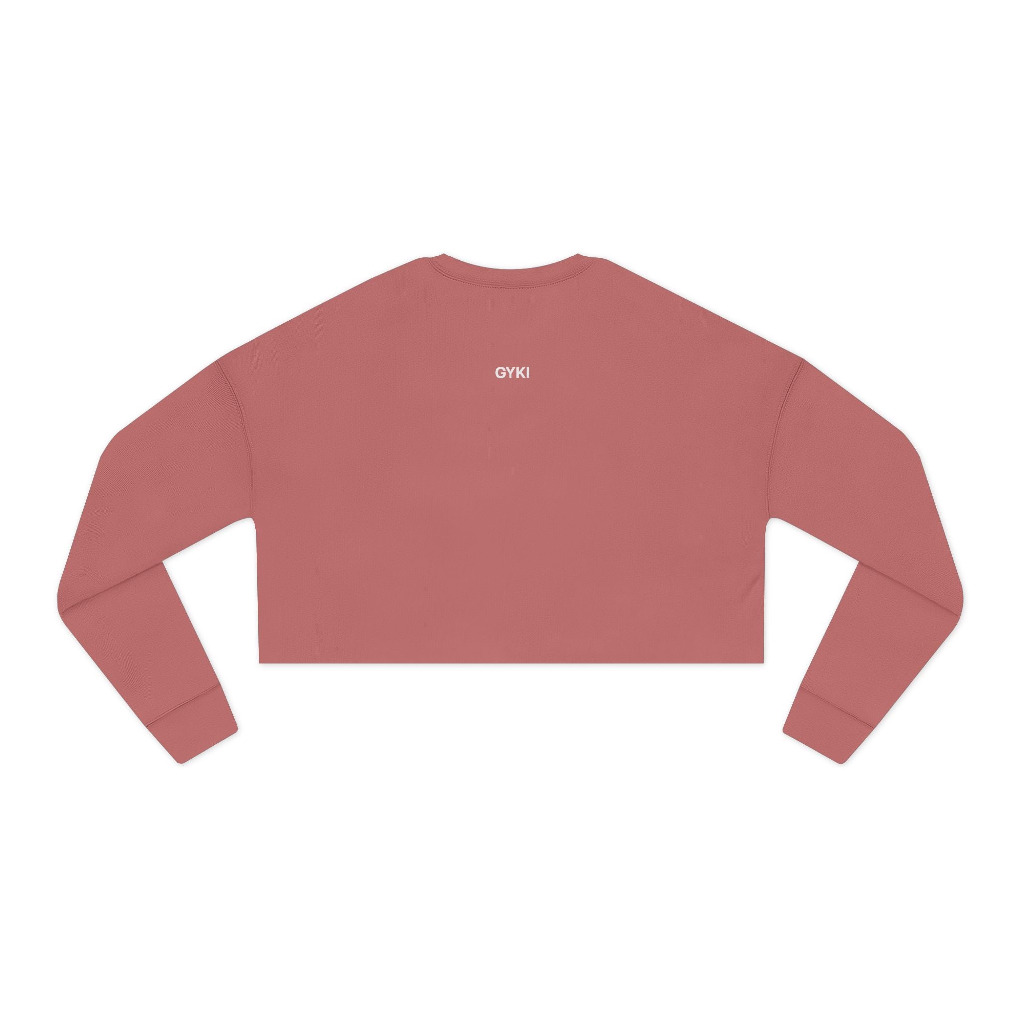 Cropped Sweatshirt with 'GYKI' - Trendy Women's Fashion, Casual Wear, Gift for Her, Spring Style, Relaxed Fit