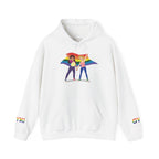 Pride Hooded Sweatshirt, LGBTQ+ Pullover, Unisex Casual Wear, Fun Gift for Pride Month, Inclusive Clothing, Rainbow Apparel