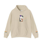 Whimsical Cartoon Duo Unisex Hoodie, Cozy Sweatshirt, Ideal Gift for Friends, Fun Fashion for All, Great for Events and Gatherings