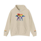 Pride Hooded Sweatshirt, LGBTQ+ Pullover, Unisex Casual Wear, Fun Gift for Pride Month, Inclusive Clothing, Rainbow Apparel