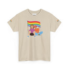 Pride Celebration Graphic Tee, LGBTQ+ Unisex Heavy Tee, Pride Month, Festival Outfit, Everyday Wear, Gift for Allies