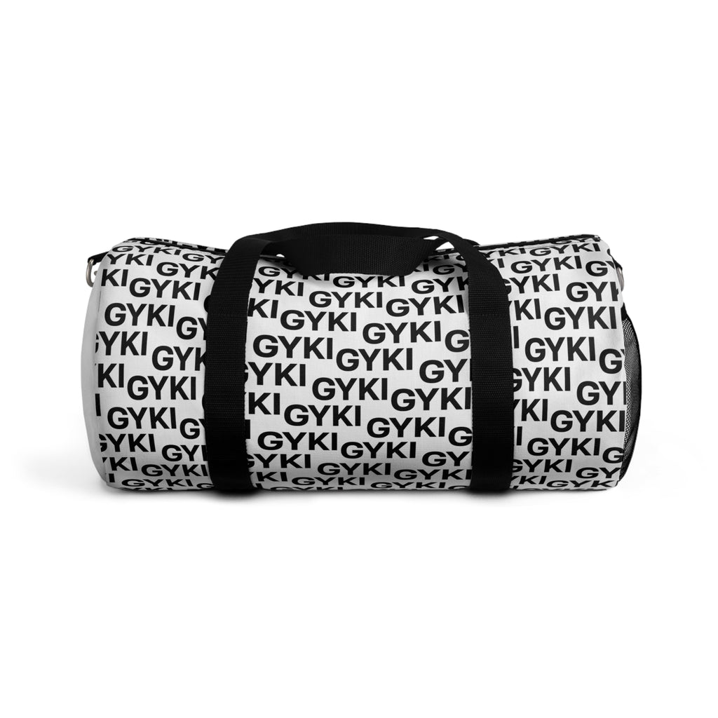 Stylish Monochrome Duffel Bag - Gym, Travel, Sports Gear, Weekend Getaways, Personalized Bag, Trendy Accessory