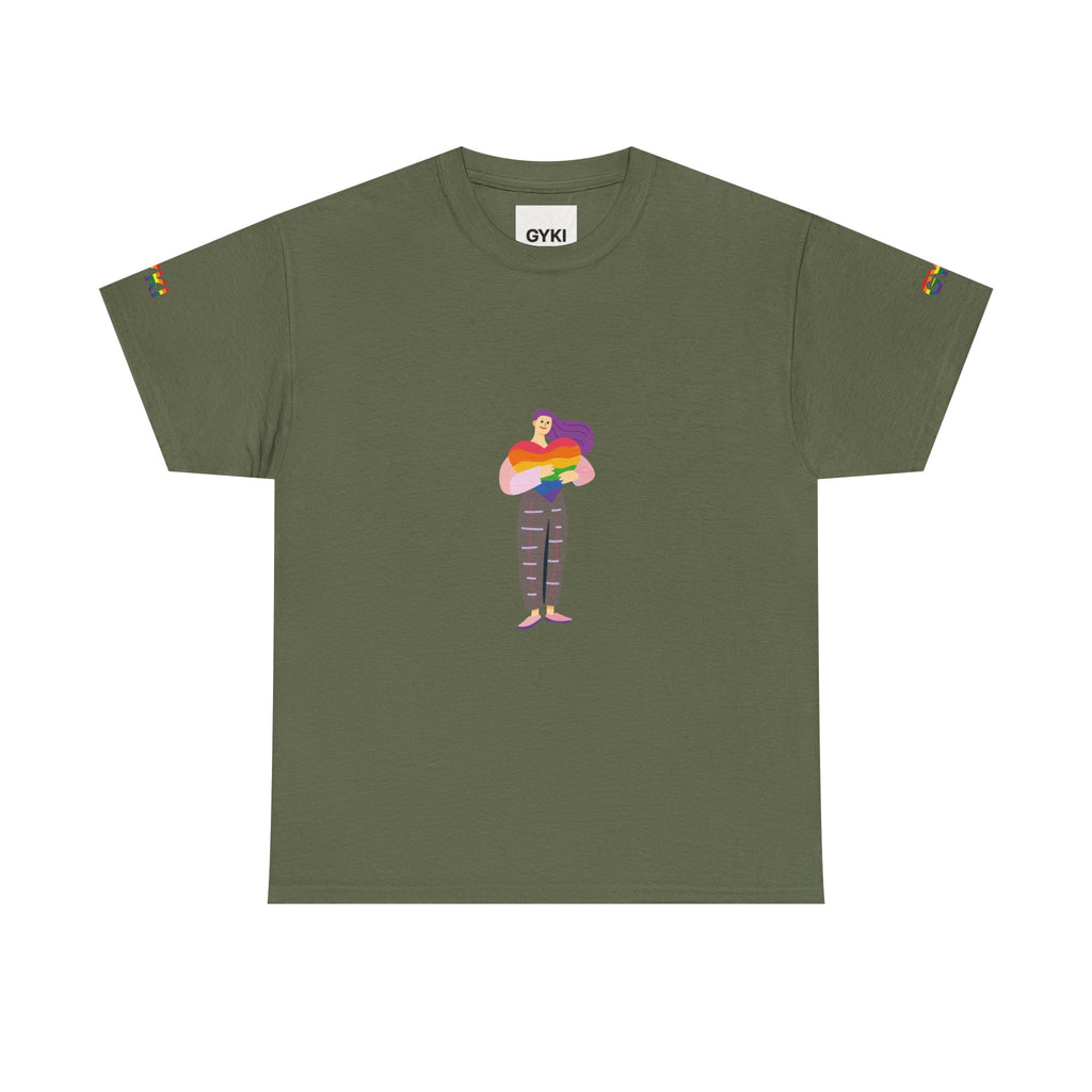 Colorful Graphic Tee, Unisex Cotton Tee, Casual Everyday Shirt, Gift for Friends, Art-Inspired Apparel