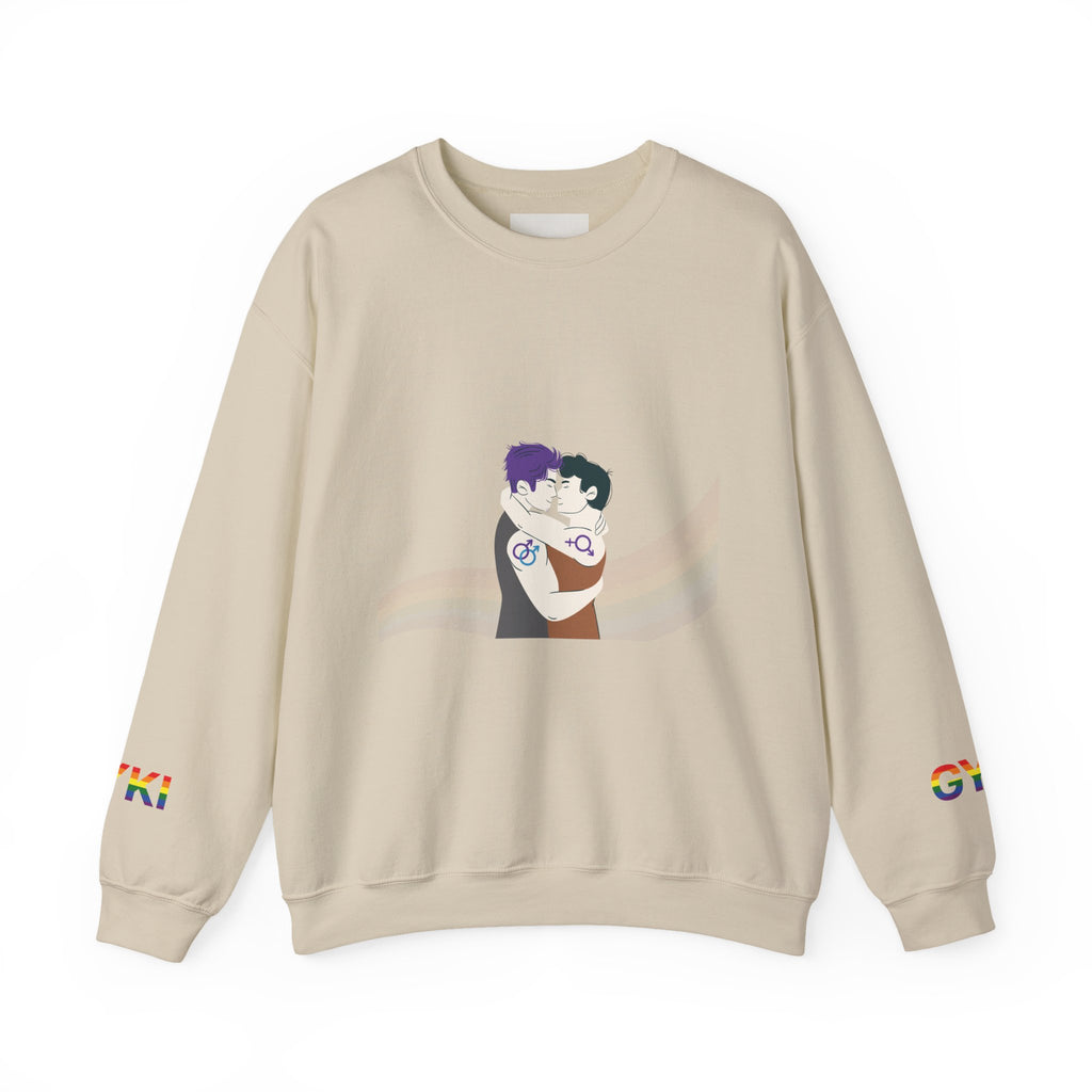 LGBTQ+ Love Crewneck Sweatshirt - Cozy Gift for Pride, Couples, Anniversaries, Valentines, Casual Wear
