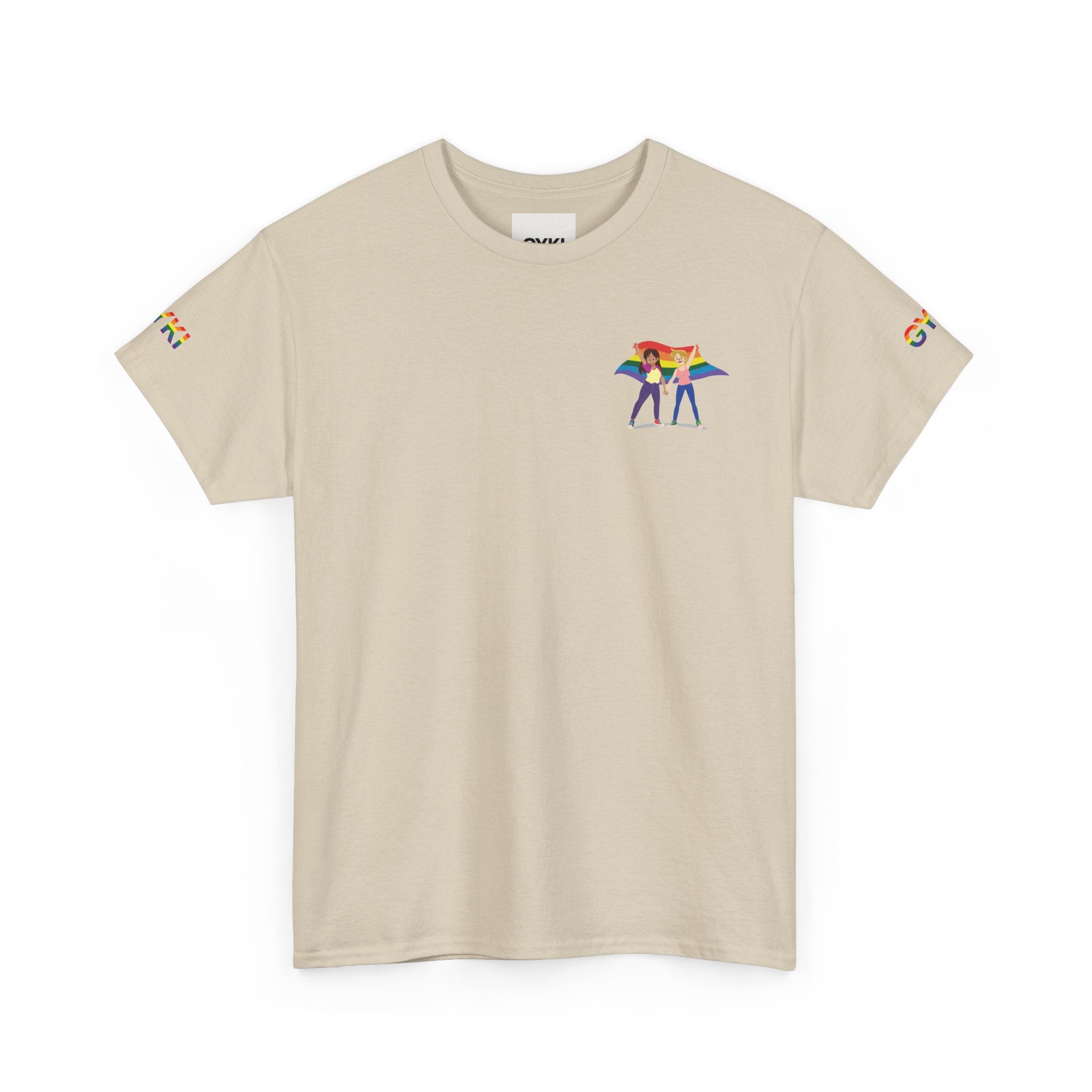 Artistic Unisex Heavy Cotton Tee, Casual Wear, Themed Gift, Comfortable Everyday Tee, Vibrant Design, Ideal for Festivals