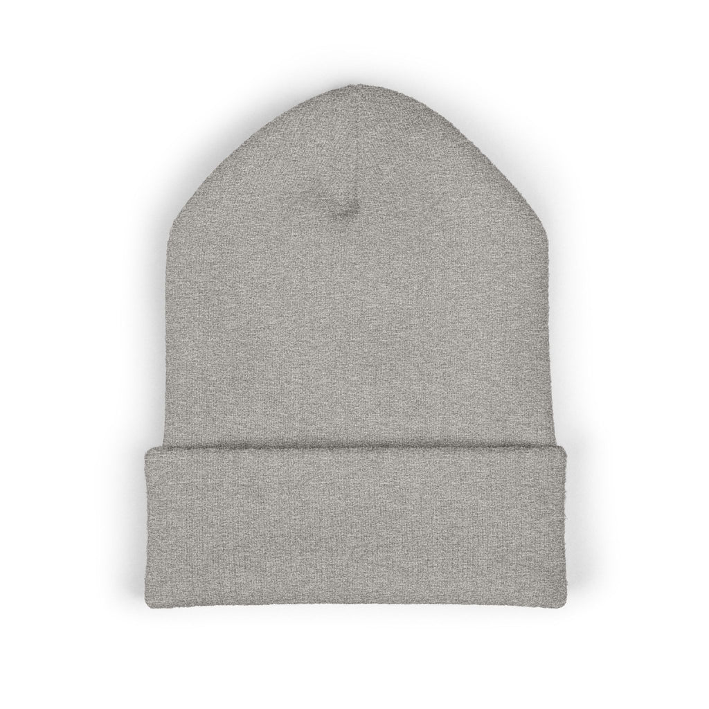 Classic Cuffed Beanie, Cozy Winter Hat, Custom Embroidered Hat, Gift for Him/Her, Trendy Knit Beanie, Fashionable Streetwear