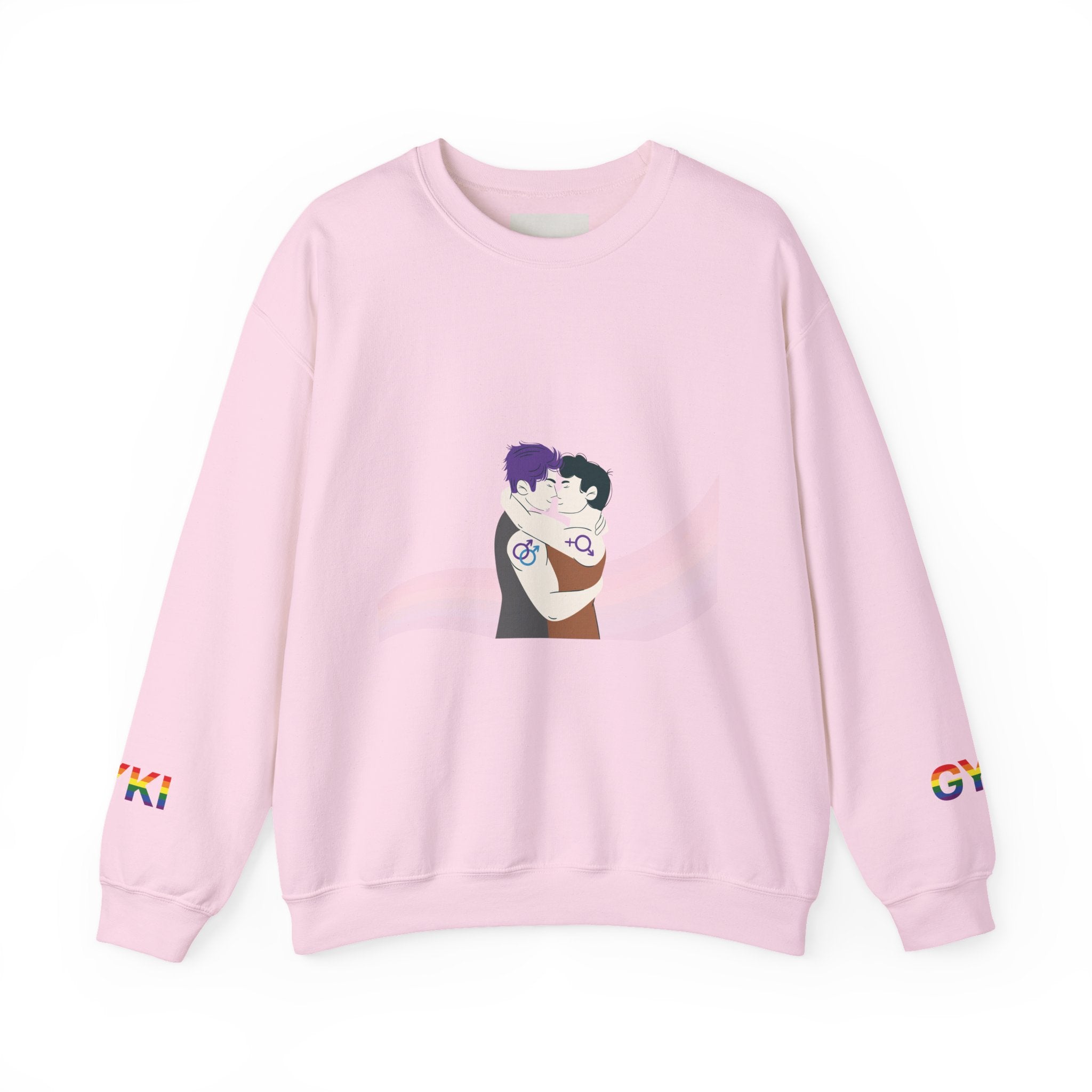 LGBTQ+ Love Crewneck Sweatshirt - Cozy Gift for Pride, Couples, Anniversaries, Valentines, Casual Wear