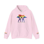 Pride Hooded Sweatshirt, LGBTQ+ Pullover, Unisex Casual Wear, Fun Gift for Pride Month, Inclusive Clothing, Rainbow Apparel